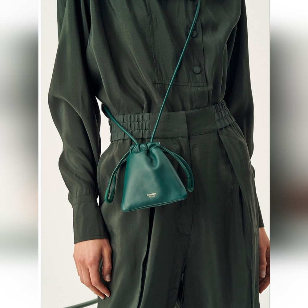 NWT Oroton lilia bag, green